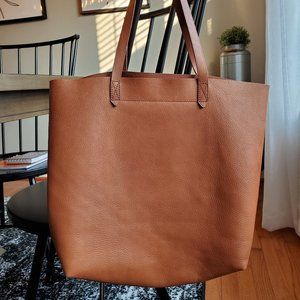 Madewell Signature Transport Tote Leather Tote Bag